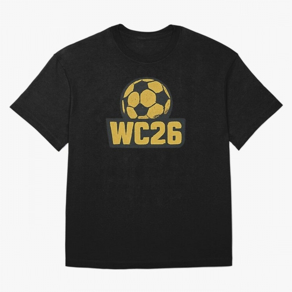 WC26 Soccer Ball Vintage Football Fan Design Classic T-Shirt FIFA World Cup 2026 Canada Kane, Jordan Football Jersey For Fan Club, Adidas Fan Shirt For CR7 Fans, Nike Supporter Top, Foden Uruguay Knockout Round
