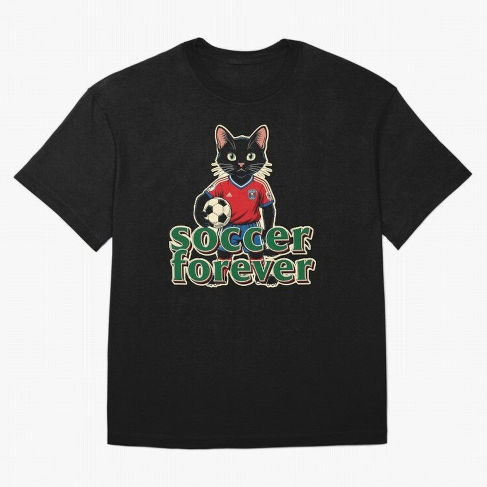 Soccer Forever Retro Cat Classic T-Shirt Bring A Vintage Feel To FIFA World Cup 2026 USA Canada Jersey, Nike Match Day Shirt, Cristiano Ronaldo Germany Fans, Adidas Supporter Tee, Jordan Soccer Fan Top, De Bruyne Croatia Match Day