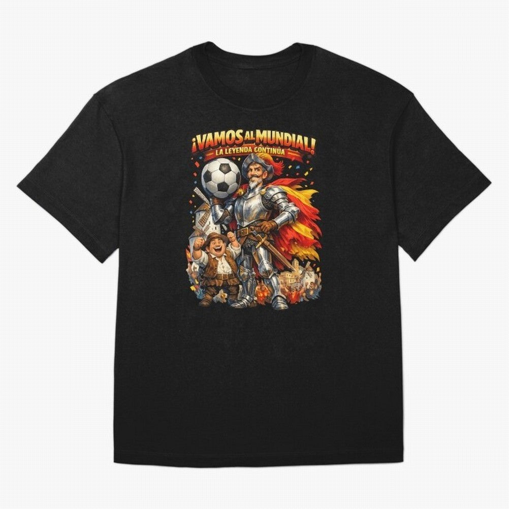 Spain World Cup 2026 Don Quixote Fan Shirt Classic T-Shirt Haaland England Football Jersey, Nike Fan Tee, World Cup 2026, Jordan Soccer Shirt, Adidas Match Day Top, Kane Norway Final Match