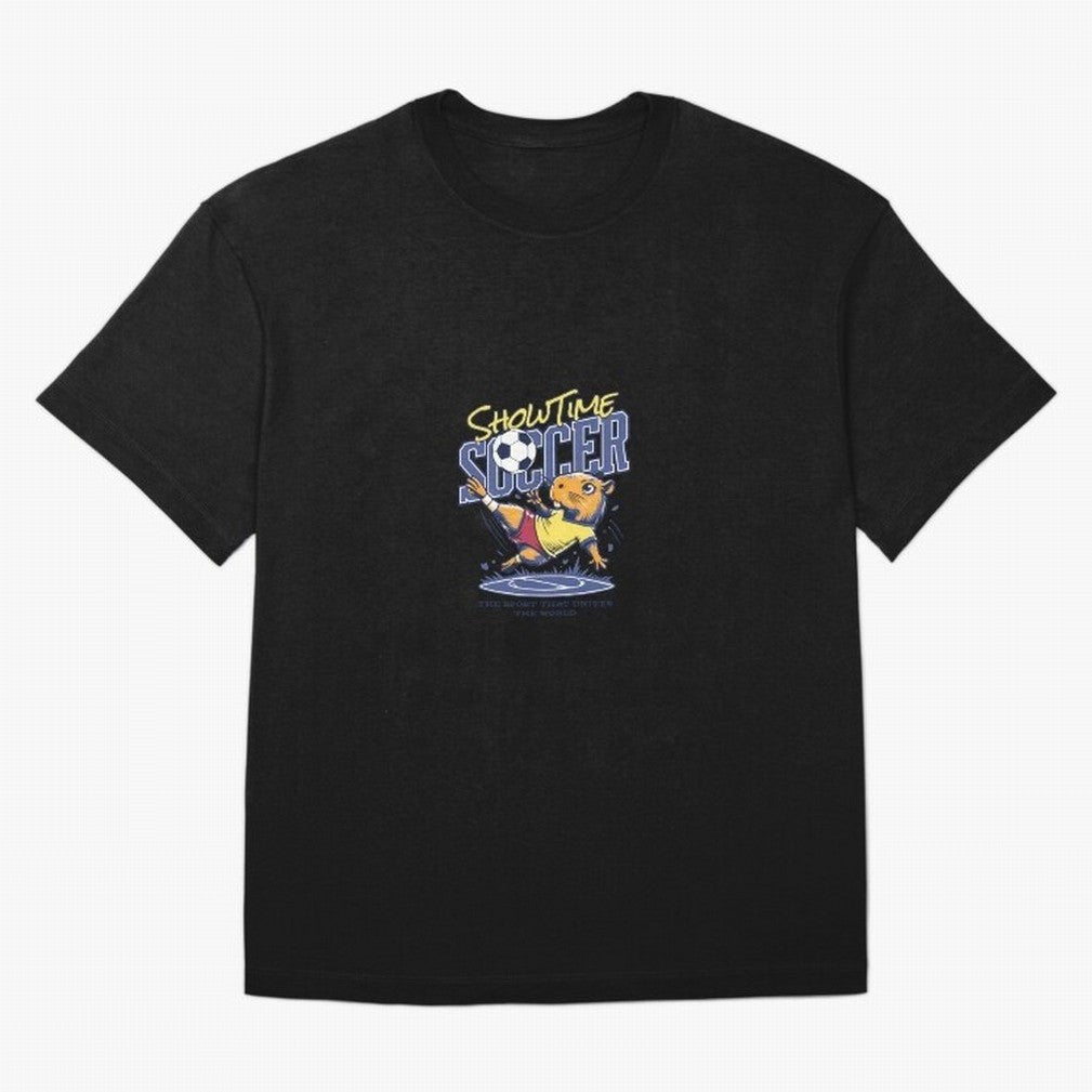 Capybara Soccer Showdown - Showtime World Cup Classic T-Shirt Haaland Argentina Football Jersey, Adidas Match Day Tee, World Cup 2026, Jordan Football Shirt, Nike Soccer Fan Top, Lewandowski Belgium Knockout Round