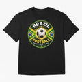 Elegant Brazil Football Emblem Classic T-Shirt Messi Brazil Football Jersey, Adidas Soccer Tee, World Cup 2026, Nike Football Fan Shirt, Jordan Supporter Top, Bellingham Belgium Match Day