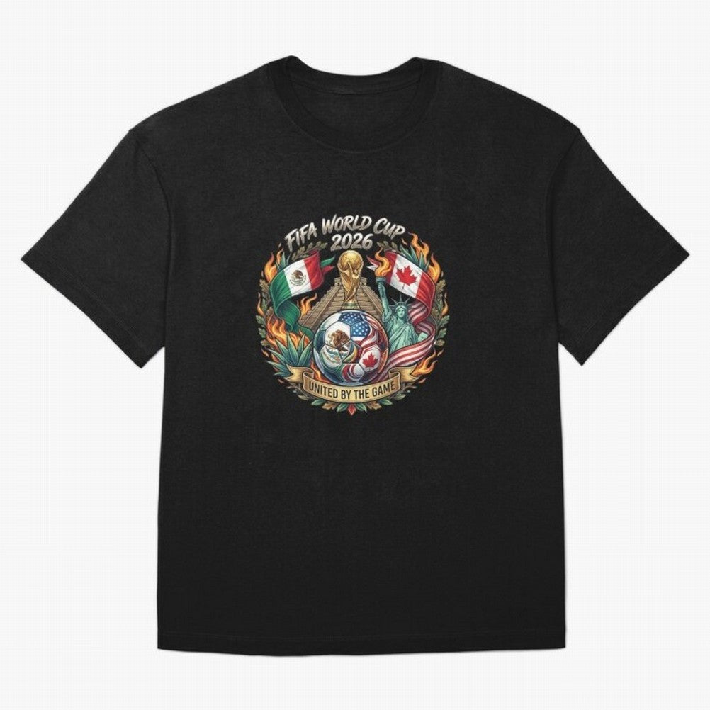 United By The Game 2026 Art Classic T-Shirt Enjoy The FIFA World Cup 2026 USA Canada Mexico Journey Fan Jersey, Nike Fan Tee, Portugal Supporter Shirt, Jordan Soccer Shirt, Cristiano Ronaldo Adidas Match Day Top, Griezmann Japan Final Match