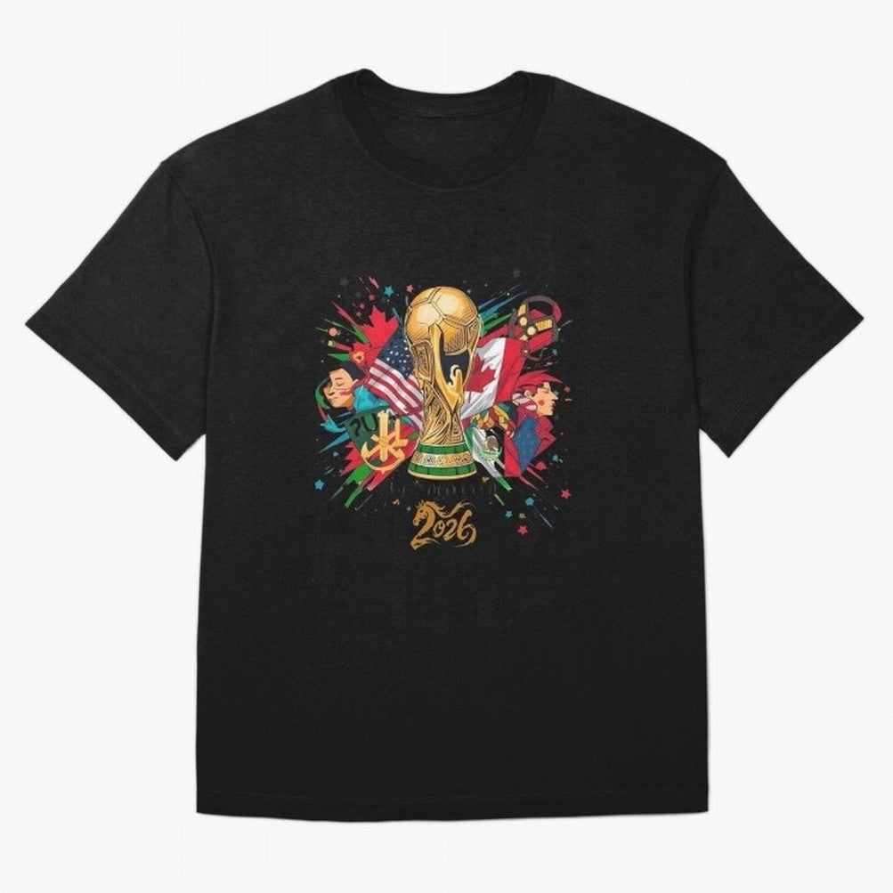 North America 2026 Splash Art Classic T-Shirt Live The Energy Of FIFA World Cup 2026 Group Stage, Nike Match Day Jersey For Match Day, Adidas Supporter Tee For Cristiano Ronaldo Fans, Jordan Soccer Fan Top, Rodri Spain Supporter Night