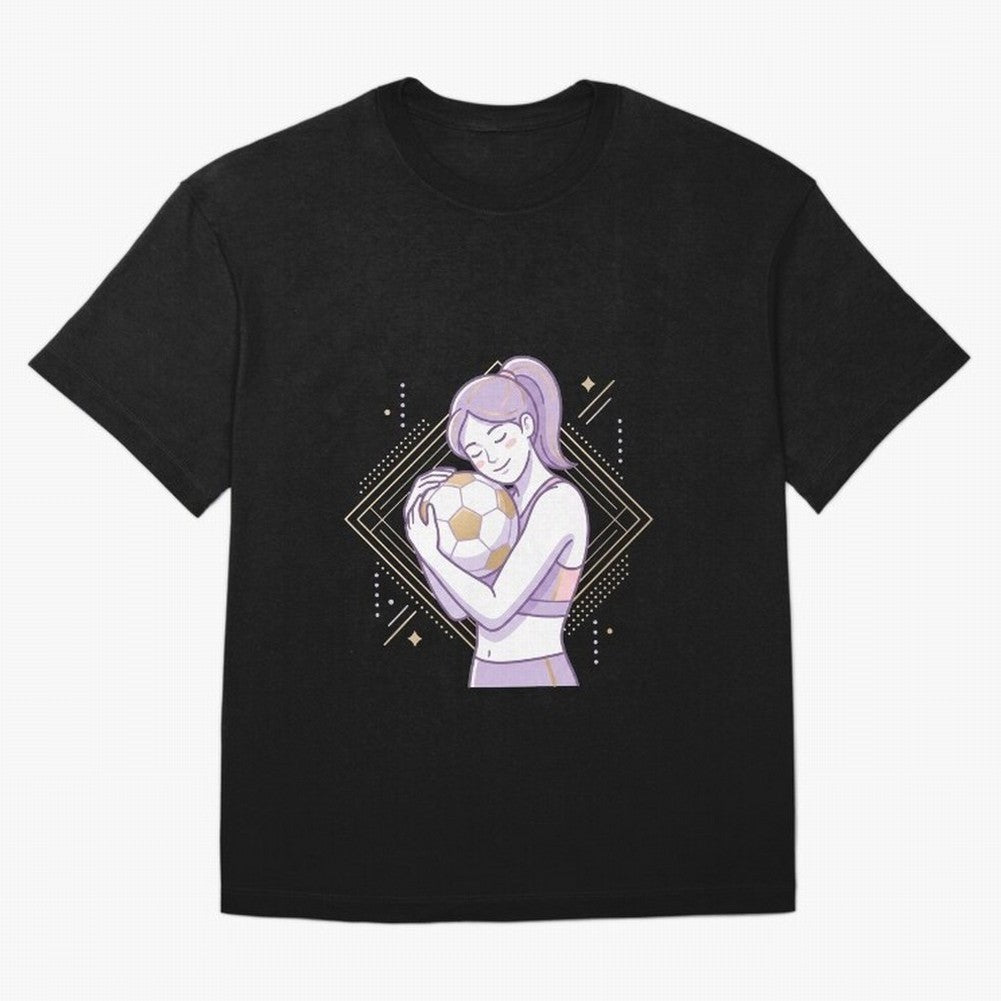 Emotional Soccer Girl Love for Football Classic T-Shirt Bring A Champion Mindset To FIFA World Cup 2026 Group, Nike Fan Jersey For Group Stage, Jordan Soccer Shirt For Cristiano Ronaldo Fans, Adidas Match Day Top, Haaland Uruguay Soccer Fans