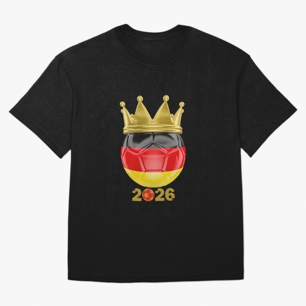 Germany Football Champion Crown 2026 Classic T-Shirt Mark FIFA World Cup 2026 USA Canada Mexico For Fans Of Fan Jersey, Nike Fan Tee, Brazil Supporter Shirt, Jordan Soccer Shirt, Messi Adidas Match Day Top, Vinicius Colombia Goal Celebration