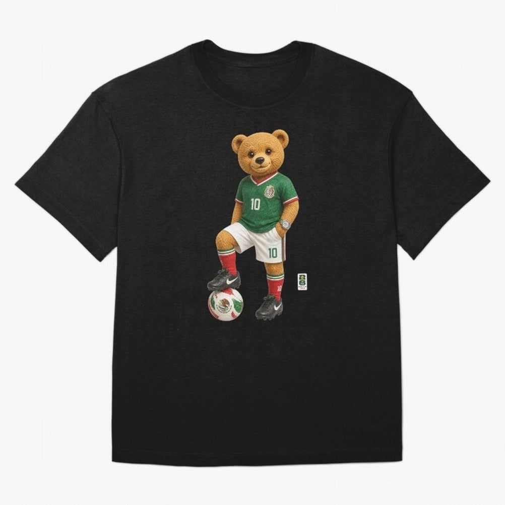 Mexico Soccer Bear World Cup Teddy Bear Classic T-Shirt Messi Portugal Football Jersey, Nike Match Day Shirt, World Cup 2026, Adidas Supporter Tee, Jordan Soccer Fan Top, Son Ghana Trophy Race