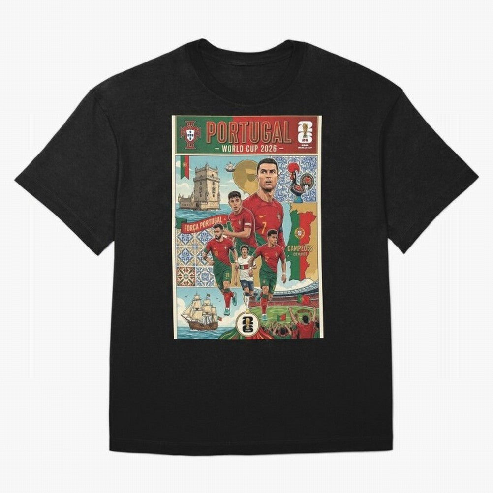 Portugal 2026 ¨C In Search of Glory Classic T-Shirt Show Your Tournament Heart For FIFA World Cup 2026 USA, Nike Football Jersey For Goal Celebration, Adidas Soccer Shirt For Neymar Fans, Jordan Fan Top, Musiala Spain Group Stage