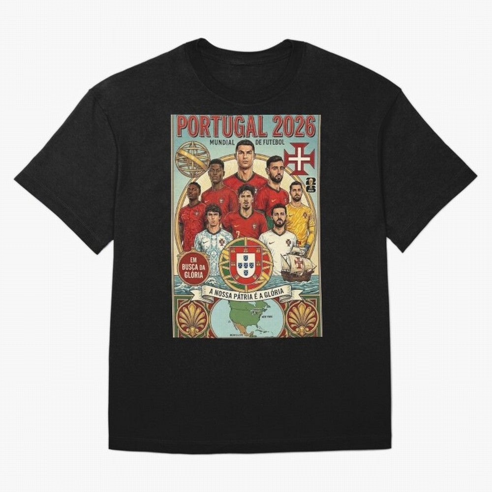 Portugal 2026 ¨C In Search of Glory Classic T-Shirt Celebrate The Stars Of FIFA World Cup 2026 Group Stage Fan Jersey, Nike Match Day Shirt, Argentina Supporter Shirt, Adidas Supporter Tee, Messi Jordan Soccer Fan Top, Messi Brazil Match Day