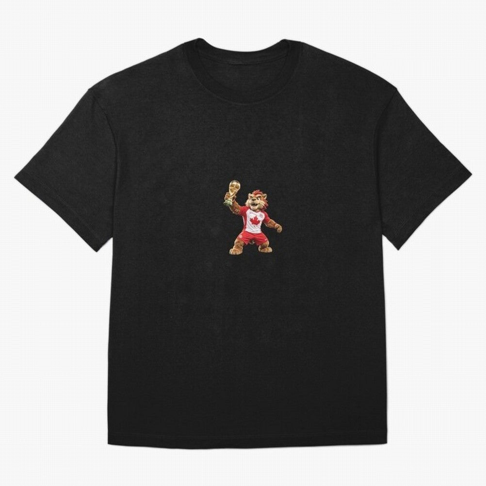 Canada Soccer Mascot Champion - Canadian Football Victory Trophy 2026 Classic T-Shirt Messi Brazil Football Jersey, Jordan Football Tee, World Cup 2026, Adidas Fan Shirt, Nike Supporter Top, Griezmann Norway Fan Club