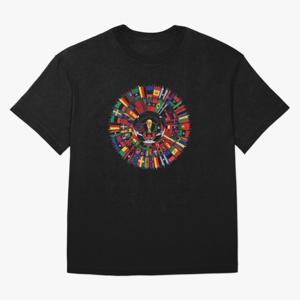 Vibrant 2026 World Cup International Flag Splash Classic T-Shirt England Neymar World Cup 2026 Jersey, Nike Football Tee, Goal Celebration, Adidas Soccer Shirt, Jordan Fan Top, Mbappe Morocco Group Stage