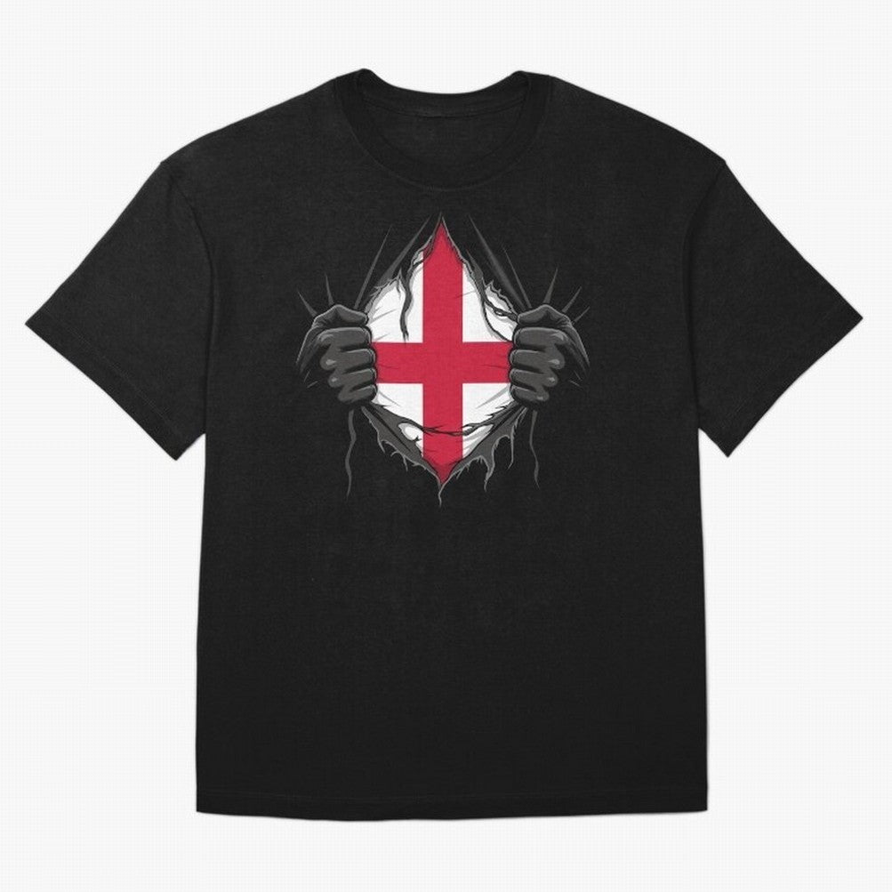 England Flag - National Team Fans Classic T-Shirt Haaland Argentina Football Jersey, Nike Football Tee, World Cup 2026, Adidas Soccer Shirt, Jordan Fan Top, Lewandowski Belgium Stadium Chant