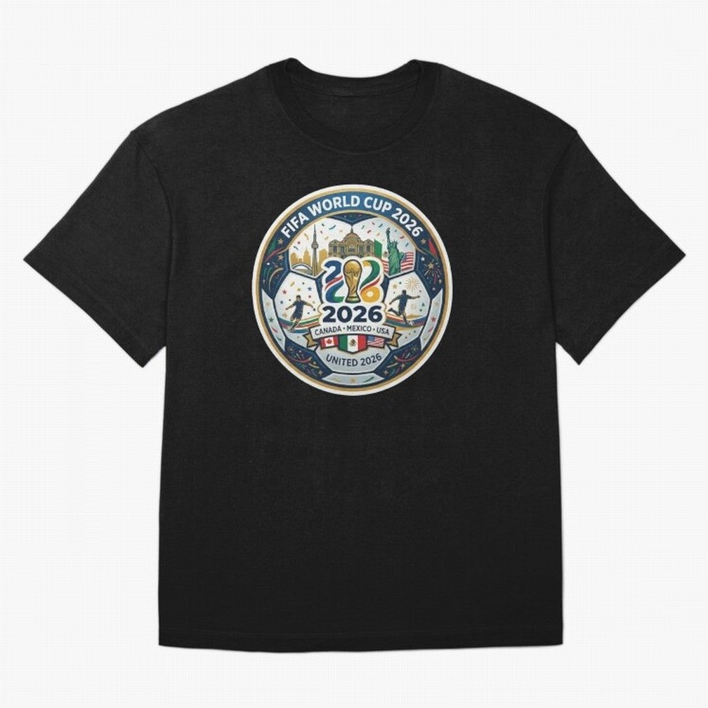 FIFA World Cup 2026 North America Commemorative Emblem Classic T-Shirt Portugal Mbappe World Cup 2026 Jersey, Adidas Football Tee, Match Day, Nike Soccer Shirt, Jordan Match Day Top, Yamal Senegal Group Stage