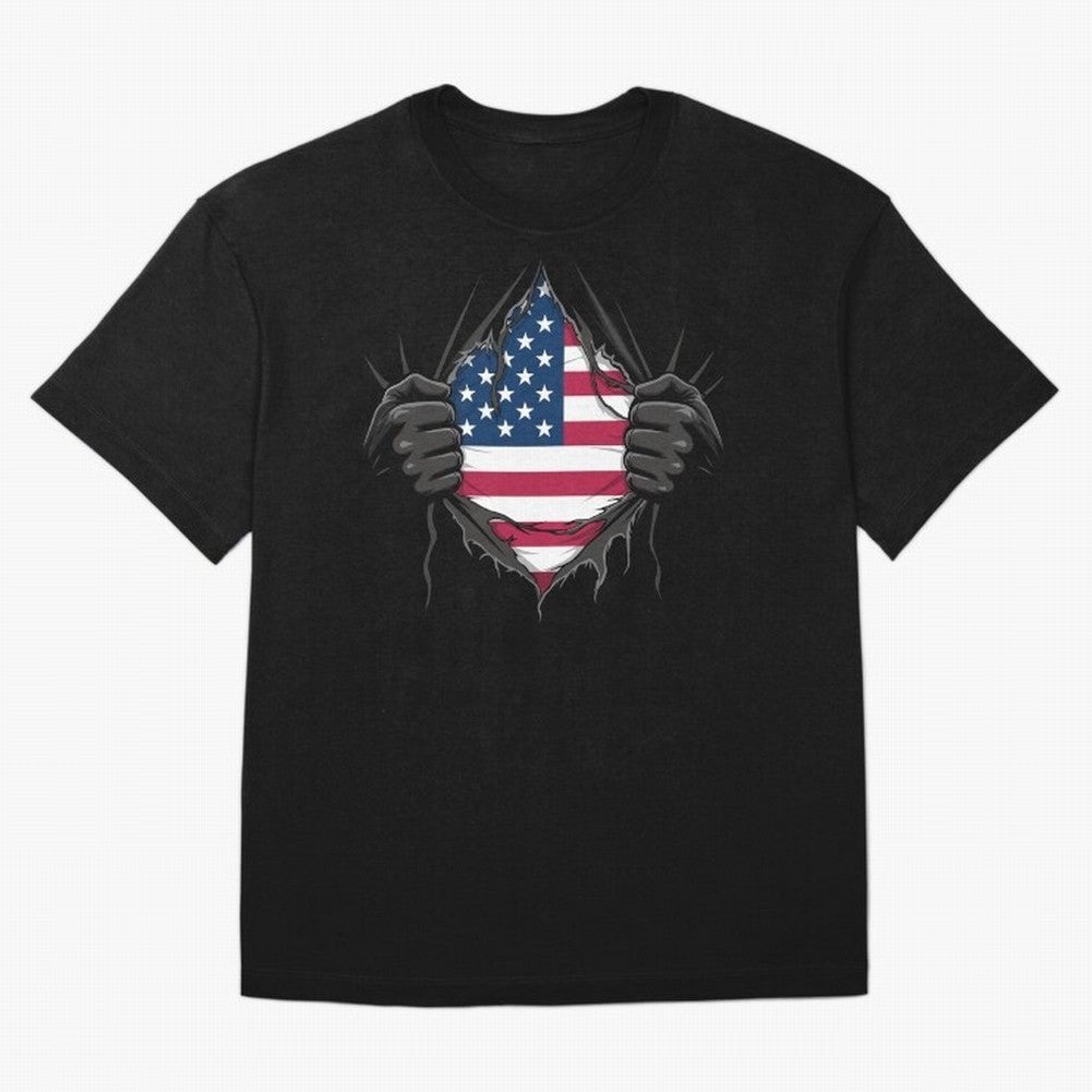USA Flag - National Team Fans Classic T-Shirt CR7 Spain Football Jersey, Adidas Match Day Tee, World Cup 2026, Jordan Football Shirt, Nike Soccer Fan Top, Saka USA Fan Club