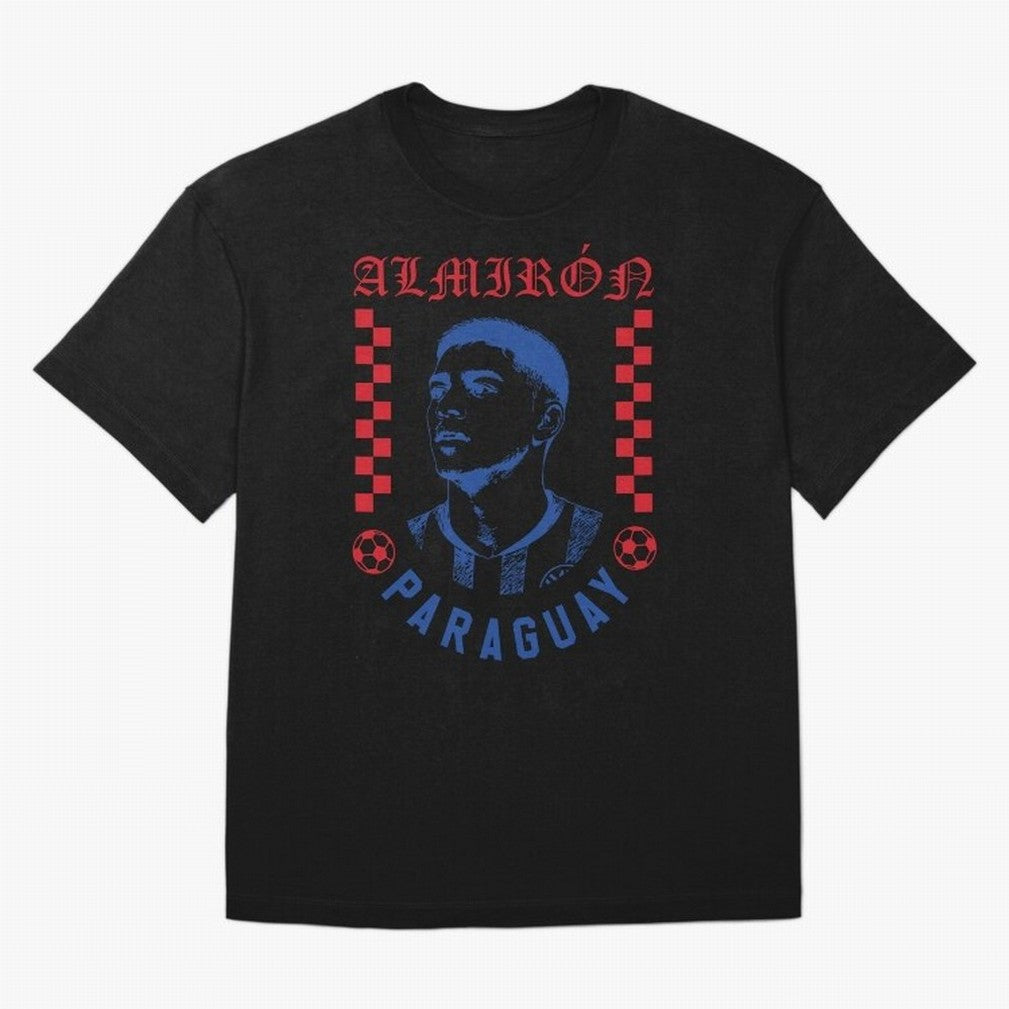 Almir¨®n Paraguay Soccer Legend Vintage Football Fan Graphic Classic T-Shirt FIFA World Cup 2026 Ecuador De Bruyne Fan Jersey, Jordan Supporter Tee, Germany Supporter Shirt, Nike World Cup Shirt, Messi Adidas Football Fan Top, Griezmann Japan Final