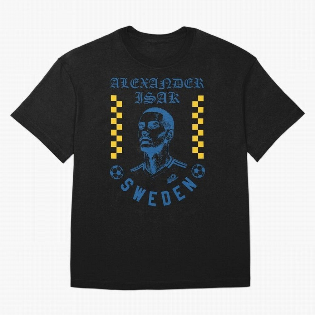 Alexander Isak Sweden Soccer Star Retro Football Fan Design Classic T-Shirt Neymar Argentina Football Jersey, Jordan Football Tee, World Cup 2026, Adidas Fan Shirt, Nike Supporter Top, Pedri Norway Football Fans