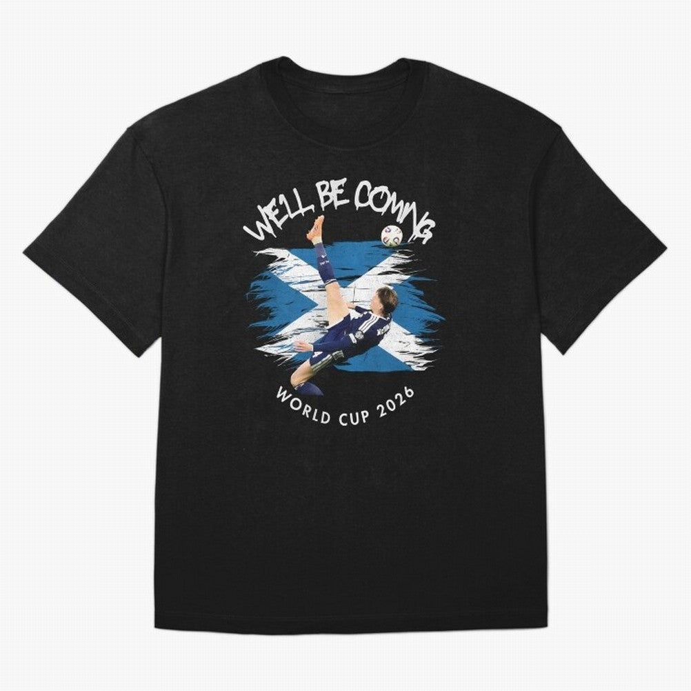 We'll be coming 2026 - Scotland World Cup 2026 ¨C Tartan Army Returns Classic T-Shirt Bring Trophy Dreams To FIFA World Cup 2026 Built Around Jersey, Nike Match Day Shirt, Messi England Fans, Adidas Supporter Tee, Jordan Soccer Fan Top, Yamal