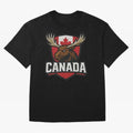 Canada Moose Sports Logo T-Shirt ¨C Canadian Flag Maple Leaf Emblem | 2026 World Cup Supporter Classic T-Shirt Argentina Cristiano Ronaldo World Cup 2026 Jersey, Nike Football Tee, Match Day, Adidas Soccer Shirt, Jordan Fan Top, Bellingham Senegal