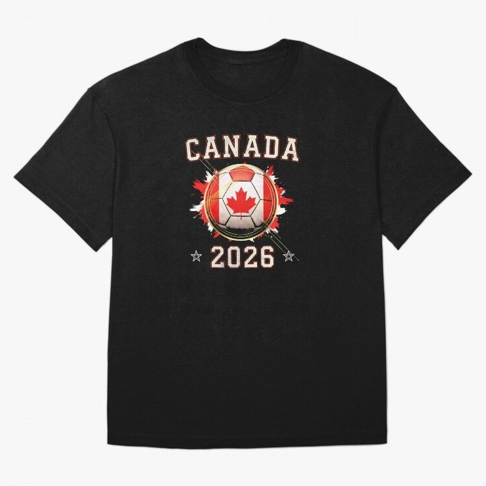 Front Print Canada Soccer World Cup 2026 - Canadian Fan Gift T-Shirt_84561562 Classic T-Shirt Fuel Match Day Hype Around FIFA World Cup 2026 USA Canada Jersey, Jordan Supporter Tee, Neymar Spain Fans, Nike World Cup Shirt, Adidas Football Fan Top,