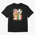 Usa Canada Mexico Soccer 2026 T-Shirt Honor The Beautiful Game During FIFA World Cup 2026 For Fan Jersey, Adidas Football Tee, France Supporter Shirt, Nike Soccer Shirt, Messi Jordan Match Day Top, Yamal Sweden Group Stage