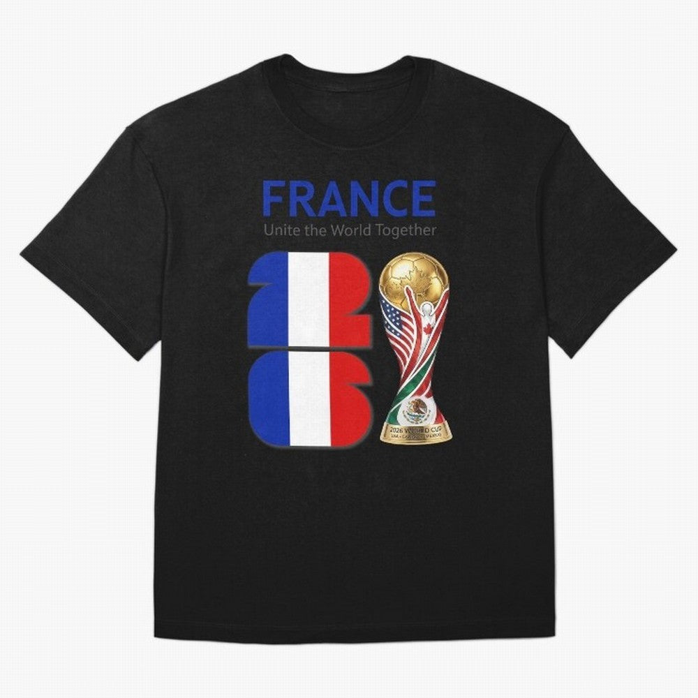 World Cup 2026, IMG 030, FRANCE 001 T-Shirt Represent FIFA World Cup 2026 USA Canada Mexico Spirit Jersey, Adidas Football Tee, Messi Portugal Fans, Nike Soccer Shirt, Jordan Match Day Top, Musiala Australia Group Stage