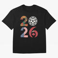 2026 Football Countries Design Usa Canada Mexico Inspired T-Shirt France Messi World Cup 2026 Jersey, Jordan Supporter Tee, Goal Celebration, Nike World Cup Shirt, Adidas Football Fan Top, De Bruyne Senegal Final Match