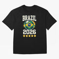 Brazil Soccer Football 2026 T-Shirt Spotlight FIFA World Cup 2026 Spirit, Filled With England Jersey, Adidas Soccer Tee, CR7 England Fans, Nike Football Fan Shirt, Jordan Supporter Top, Mbappe Paraguay Trophy Race