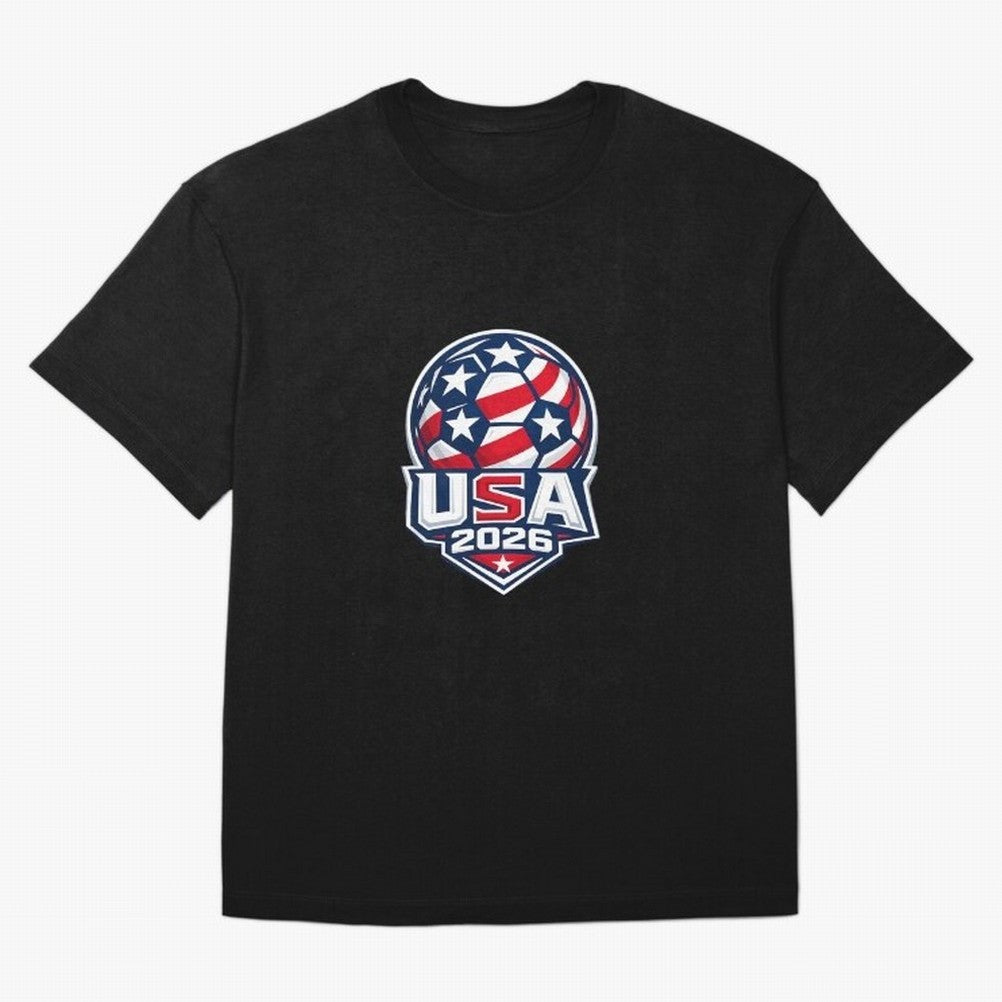 Usa 2026 World Cup - Star Spangled Soccer - American Host Fan T-Shirt Portugal Messi World Cup 2026 Jersey, Adidas Match Day Tee, Football Fans, Jordan Football Shirt, Nike Soccer Fan Top, Pedri Senegal Football Fans