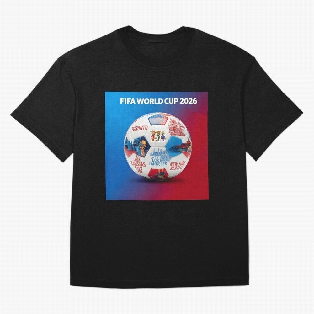 North America Football 2026 T-Shirt Experience Match Day Hype Around FIFA World Cup 2026 USA Jersey, Nike Fan Tee, Messi Argentina Fans, Jordan Soccer Shirt, Adidas Match Day Top, Lewandowski Australia Soccer Fans