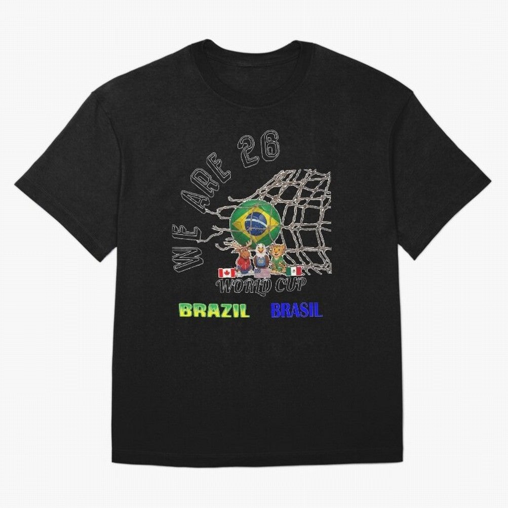 World Cup 26 - Brazil T-Shirt Capture The FIFA World Cup 2026 Journey Through CR7 And, Jordan Football Jersey For Football Fans, Adidas Fan Shirt For Messi Fans, Nike Supporter Top, Cristiano Ronaldo Spain Football Fans
