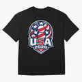 USA 2026 World Cup T-Shirt - Star Spangled Soccer Design - American Host Fan Tee T-Shirt Treasure FIFA World Cup 2026 USA Canada Mexico For Fans, Adidas Match Day Jersey For Knockout Round, Jordan Football Shirt For Messi Fans, Nike Soccer Fan Top,