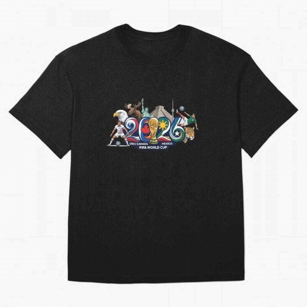 FIFA World Cup 2026 North America: USA Canada Mexico United Nations of Football T-Shirt FIFA World Cup 2026 Ecuador De Bruyne Fan Jersey, Jordan Football Tee, Portugal Supporter Shirt, Adidas Fan Shirt, Mbappe Nike Supporter Top, Mbappe Sweden