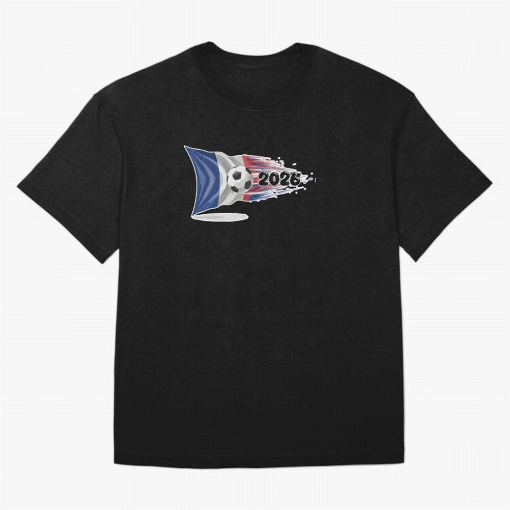 France Soccer 2026 Fan Tee: Bleu-Blanc-Rouge Flag Football Design | Perfect Gift for World Cup Fans! T-Shirt Celebrate Golden Goal Energy In FIFA World Cup 2026 Group, Adidas Football Jersey For Match Day, Nike Soccer Shirt For Messi Fans, Jordan