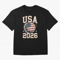 USA 2026 World Cup Soccer T-Shirt England Cristiano Ronaldo World Cup 2026 Jersey, Adidas Match Day Tee, Match Day, Jordan Football Shirt, Nike Soccer Fan Top, CR7 Portugal Knockout Round