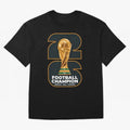 2026 Soccer Tournament Graphic - Football Champion Art T-Shirt Support FIFA World Cup 2026 Group Stage Spirit, With, Adidas Match Day Jersey For Group Stage, Jordan Football Shirt For Messi Fans, Nike Soccer Fan Top, Salah Spain Knockout Round
