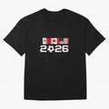 Glitched United 2026 Cup - North America Emblem Part 2 T-Shirt_82924673 T-Shirt Celebrate Soccer Greatness During FIFA World Cup 2026 For, Jordan Football Jersey For Match Day, Adidas Fan Shirt For Cristiano Ronaldo Fans, Nike Supporter Top,