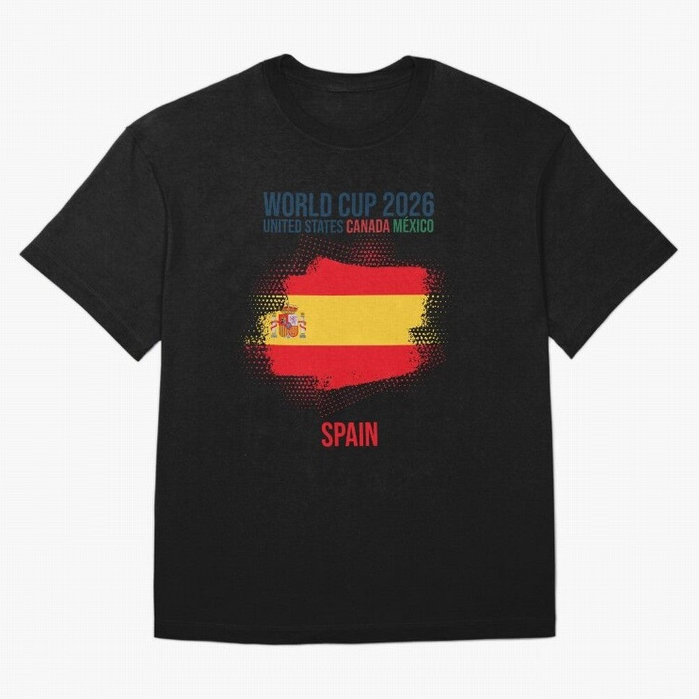 SPAIN WORLD CUP 2026 T-Shirt Showcase FIFA World Cup 2026 USA Canada Mexico For Fans Jersey, Adidas Match Day Tee, Neymar Netherlands Fans, Jordan Football Shirt, Nike Soccer Fan Top, Modric Mexico Knockout Round