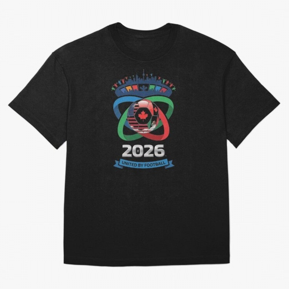 Infinity Loop World Cup 2026 Host Nation Design T-Shirt FIFA World Cup 2026 Ecuador Neymar Fan Jersey, Adidas Match Day Tee, Portugal Supporter Shirt, Jordan Football Shirt, Cristiano Ronaldo Nike Soccer Fan Top, Bellingham Germany Fan Club