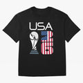 USA 2026 Soccer World Cup Trophy American Flag Design T-Shirt Bring Trophy Dreams To FIFA World Cup 2026 Featuring Jersey, Nike Fan Tee, Mbappe Netherlands Fans, Jordan Soccer Shirt, Adidas Match Day Top, Haaland Paraguay Soccer Fans