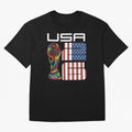 USA World Cup 2026 Host Nation Soccer Design T-Shirt Cristiano Ronaldo Portugal Football Jersey, Adidas Match Day Tee, World Cup 2026, Jordan Football Shirt, Nike Soccer Fan Top, Musiala Ghana Football Fans