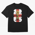 England Football World Cup 2026 - Three Lions Gold Trophy Edition T-Shirt England Mbappe World Cup 2026 Jersey, Adidas Soccer Tee, Group Stage, Nike Football Fan Shirt, Jordan Supporter Top, De Bruyne Netherlands Match Day