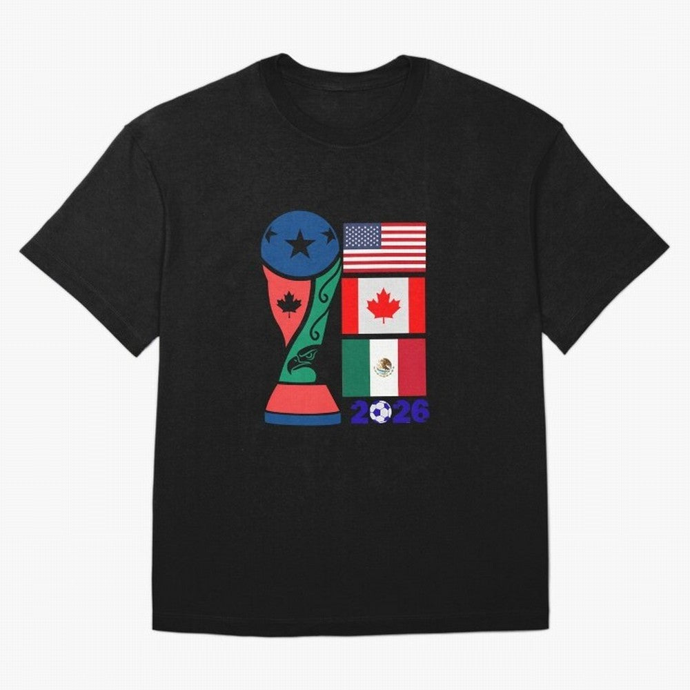 North America Football Unity 2026 T-Shirt FIFA World Cup 2026 Argentina Messi Jersey, Jordan Supporter Tee, Cristiano Ronaldo Argentina Fans, Nike World Cup Shirt, Adidas Football Fan Top, Kane England Final Match