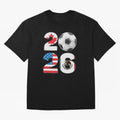 2026 North America Football Massive Event Soccer Ball T-Shirt Cristiano Ronaldo Argentina Football Jersey, Jordan Supporter Tee, World Cup 2026, Nike World Cup Shirt, Adidas Football Fan Top, Neymar Norway Final Match