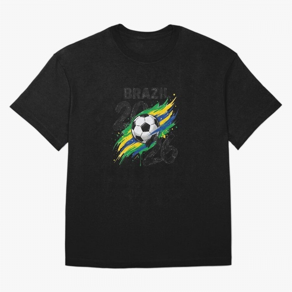 Brazil Soccer 2026 Fan Shirt ¨C Brazil Football Supporter T-Shirt Celebrate Unforgettable Nights In The FIFA World Cup 2026 Jersey, Nike Football Tee, Neymar France Fans, Adidas Soccer Shirt, Jordan Fan Top, Pedri Croatia Group Stage