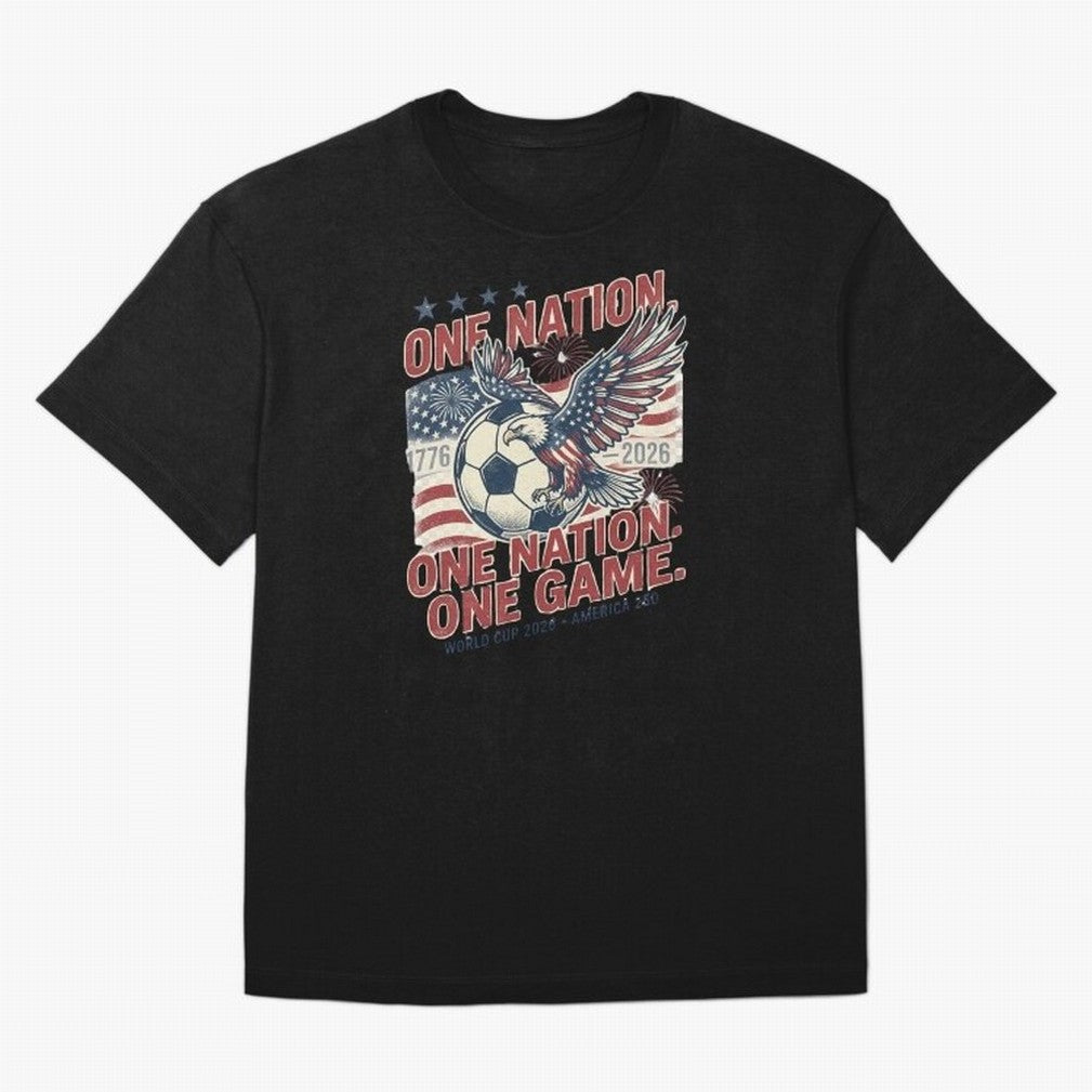 One Nation One Game World Cup 2026 T-Shirt Enjoy The FIFA World Cup 2026 USA Canada Mexico Journey, Adidas Soccer Jersey For Final Match, Nike Football Fan Shirt For Cristiano Ronaldo Fans, Jordan Supporter Top, Salah Argentina Supporter Night