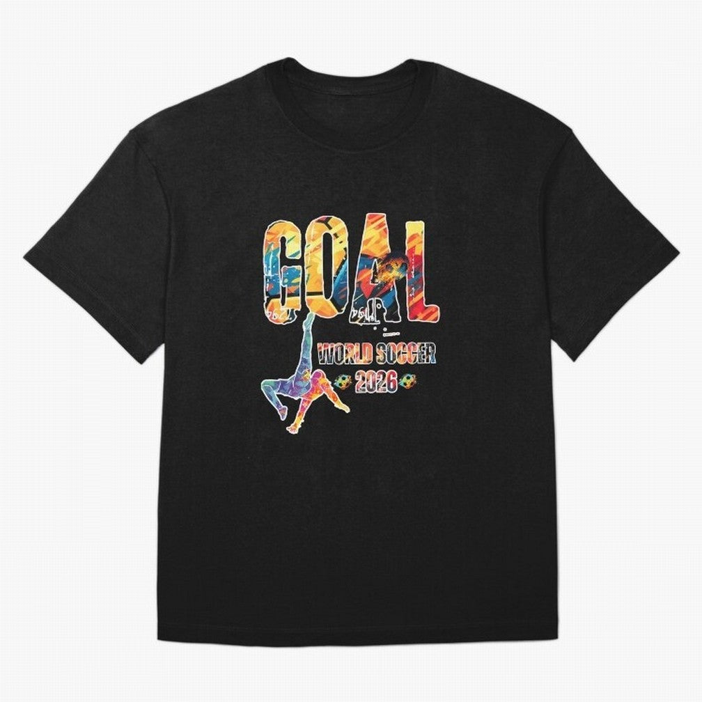 Goal World Soccer Championship 2026 T-Shirt Messi Spain Football Jersey, Nike Match Day Shirt, World Cup 2026, Adidas Supporter Tee, Jordan Soccer Fan Top, Griezmann France Match Day