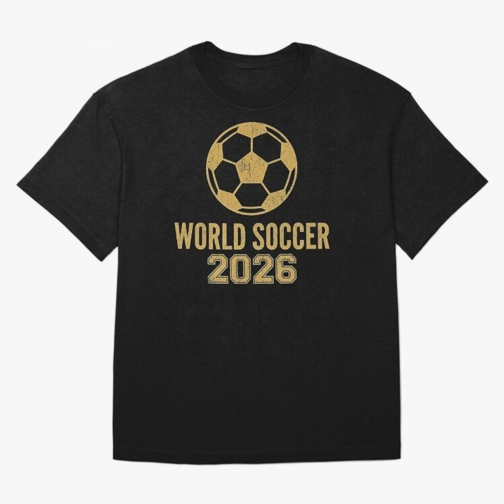 Retro World Soccer 2026 Design T-Shirt Show Your Stadium Side During FIFA World Cup 2026 Driven Fan Jersey, Adidas Soccer Tee, France Supporter Shirt, Nike Football Fan Shirt, Mbappe Jordan Supporter Top, Modric Japan Supporter Night