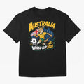 Australia World Cup 2026 Kangaroo Soccer Fan Art T-Shirt Follow Every Goal Of FIFA World Cup 2026 USA Canada Fan Jersey, Jordan Football Tee, Germany Supporter Shirt, Adidas Fan Shirt, Neymar Nike Supporter Top, Neymar Germany Fan Club