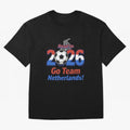 Road to 2026 Netherlands Football - Go Team Holland Soccer T-Shirt Feel Global Football Passion For FIFA World Cup 2026 USA Jersey, Nike Match Day Shirt, Messi France Fans, Adidas Supporter Tee, Jordan Soccer Fan Top, Mbappe Australia Trophy Race