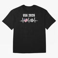 Soccer USA 2026 American Flag America World Cup Fan Gift T-Shirt Celebrate Soccer Greatness During FIFA World Cup 2026, Nike Football Jersey For Group Stage, Adidas Soccer Shirt For CR7 Fans, Jordan Fan Top, Messi Spain Watch Party