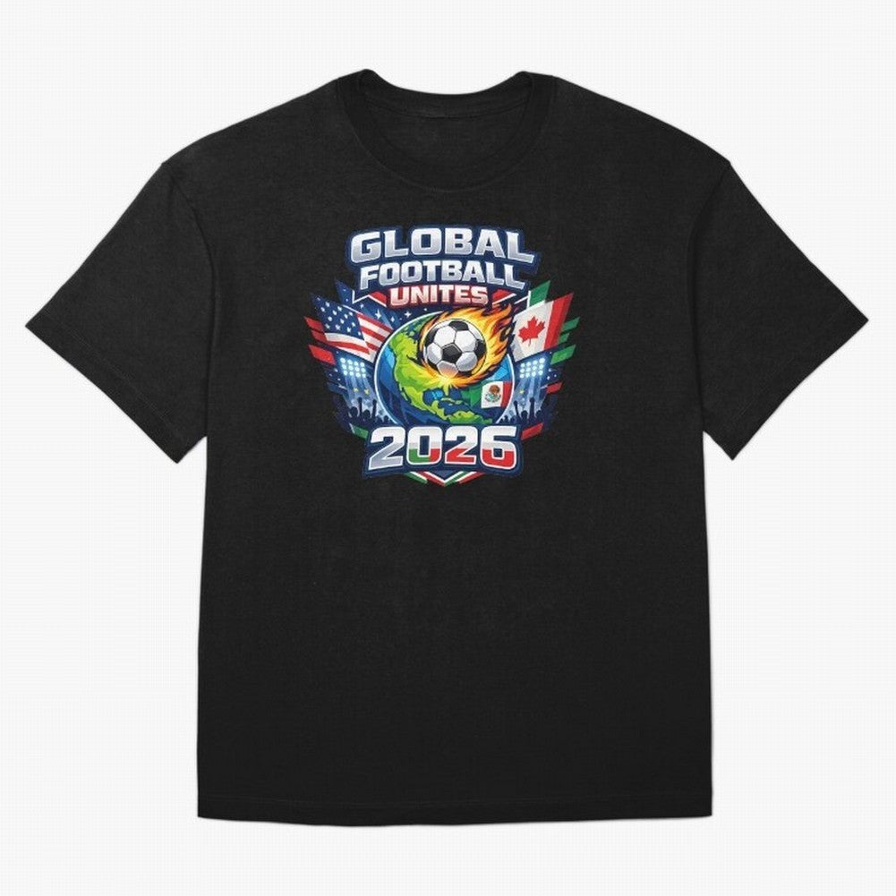 Global Football Unites 2026 USA Canada Mexico T-Shirt Capture FIFA World Cup 2026 Spirit, Made For France And, Adidas Match Day Jersey For Match Day, Jordan Football Shirt For Messi Fans, Nike Soccer Fan Top, Salah Argentina Knockout Round